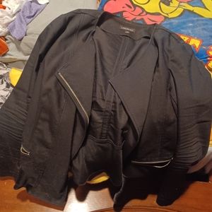 Lane Bryant faux moto jacket